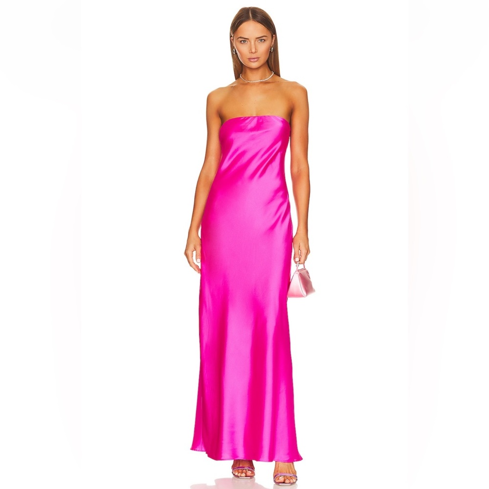 Show Me Your Mumu Taylor Tube Dress - hot pink, size small